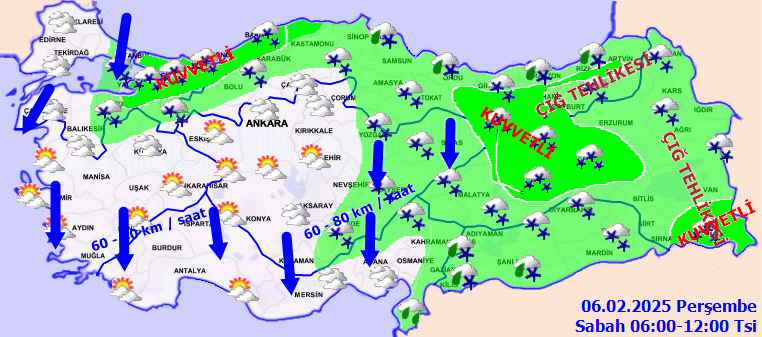 Meteoroloji'den 17 kente sarı kodlu uyarı! Hava buz kesecek! İstanbul'a kar fırtınası geliyor... 5