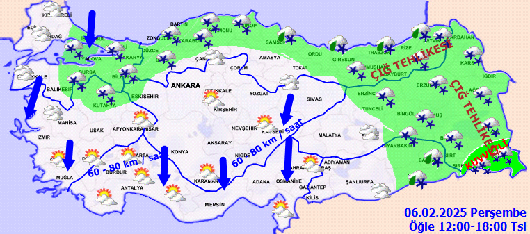 Meteoroloji'den 17 kente sarı kodlu uyarı! Hava buz kesecek! İstanbul'a kar fırtınası geliyor... 6
