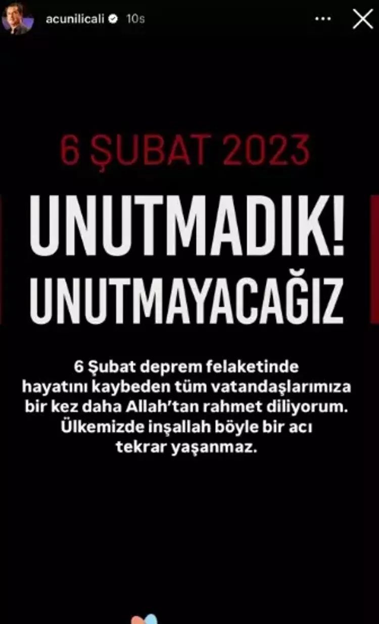 Asrın felaketinin 2. yıl dönümü... Ünlü isimler binlerce canımızı yitirdiğimiz 6 Şubat depremlerini unutmadı 5