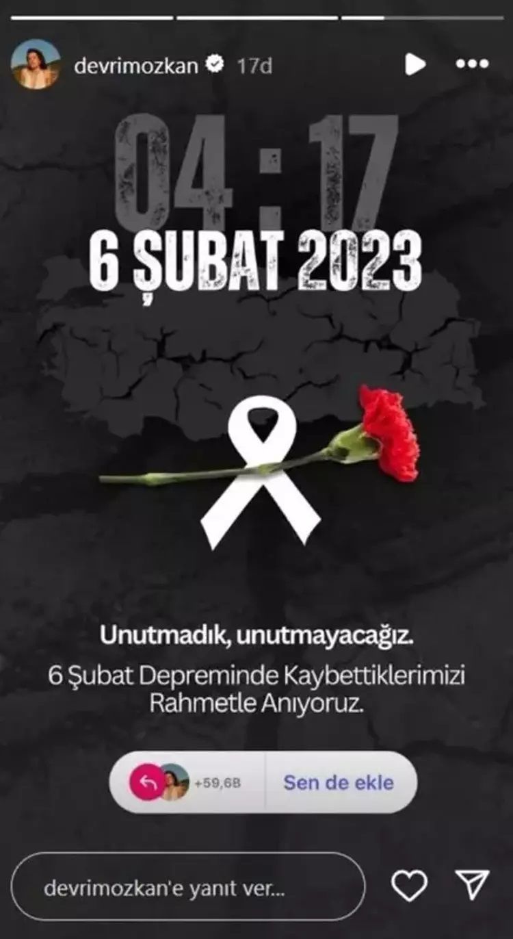 Asrın felaketinin 2. yıl dönümü... Ünlü isimler binlerce canımızı yitirdiğimiz 6 Şubat depremlerini unutmadı 6