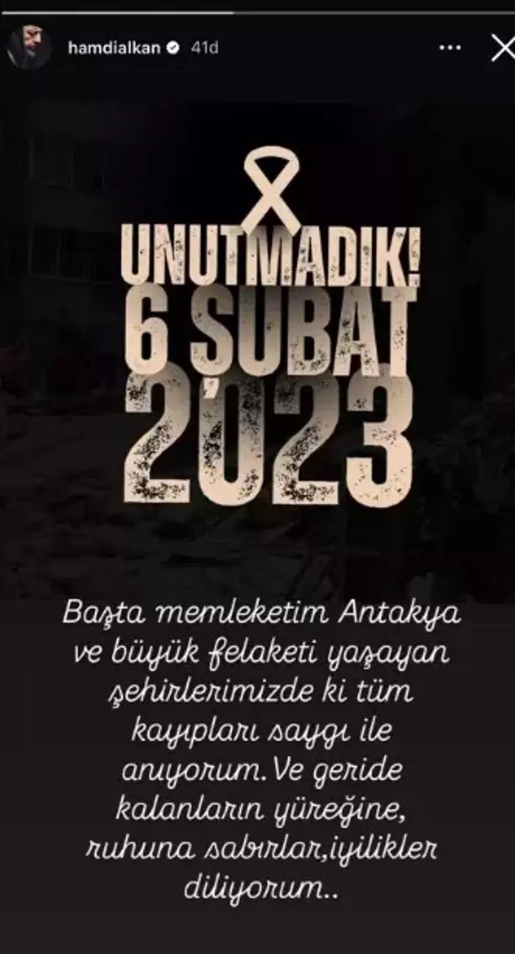 Asrın felaketinin 2. yıl dönümü... Ünlü isimler binlerce canımızı yitirdiğimiz 6 Şubat depremlerini unutmadı 8