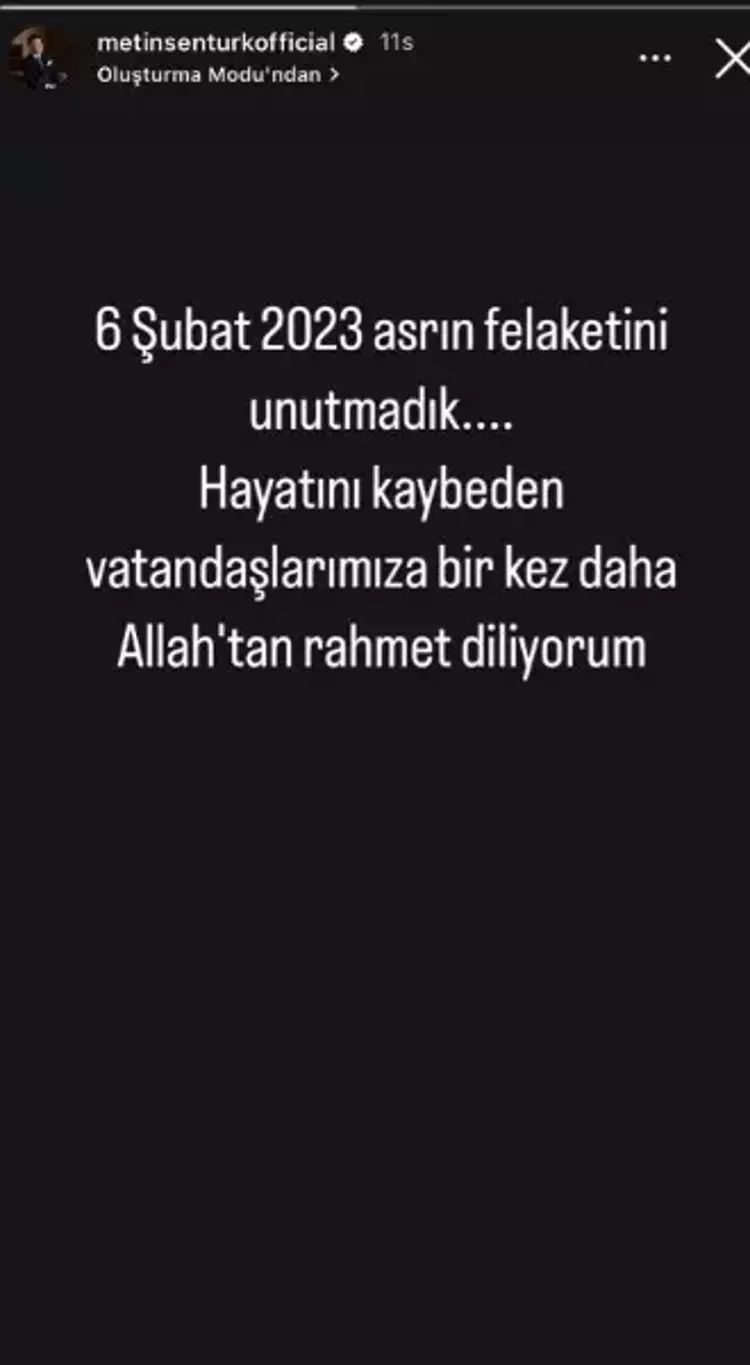 Asrın felaketinin 2. yıl dönümü... Ünlü isimler binlerce canımızı yitirdiğimiz 6 Şubat depremlerini unutmadı 9