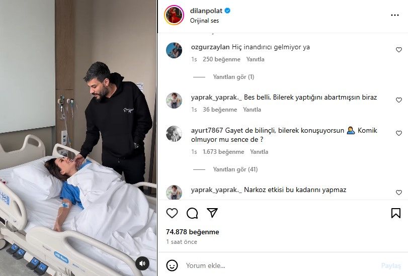 Dilan Polat tüp bebek sürecini paylaştı! Anestezi etkisindeki hallerini takipçileri samimi bulmadı 10