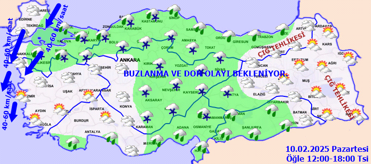 Meteorolojiden İstanbul dahil birçok il için kar uyarısı! 3