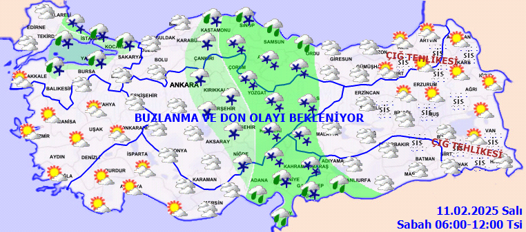 İstanbul dahil 6 il için sarı alarm! Meteoroloji uyardı: Gün boyu karla karışık yağmur etkili olacak! 11 Şubat Salı hava durumu... 4