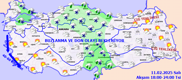 İstanbul dahil 6 il için sarı alarm! Meteoroloji uyardı: Gün boyu karla karışık yağmur etkili olacak! 11 Şubat Salı hava durumu... 6