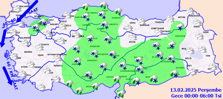 Kuvvetli ve yoğun kar geliyor! Meteoroloji'den İstanbul dahil çok sayıda kente uyarı! Yola çıkacaklar dikkat... 7