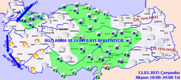 Kuvvetli ve yoğun kar geliyor! Meteoroloji'den İstanbul dahil çok sayıda kente uyarı! Yola çıkacaklar dikkat... 6