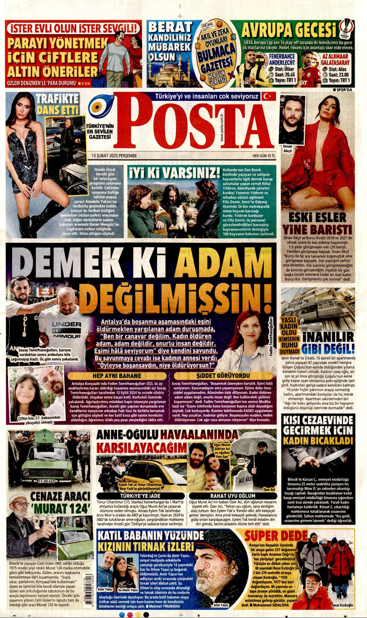 Trump'ın tehcir dayatmasına dünyadan tepki: Gazzeli değil İsrail gitsin! İşte 13 Şubat Perşembe gazete manşetleri... 16