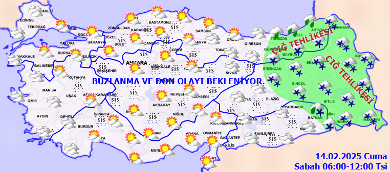Havalar yeniden soğuyacak, kar yağışı geliyor! Meteoroloji 14 Şubat Cuma İstanbul, Ankara, İzmir, Antalya, Rize, Tekirdağ hava durumu tahminleri... 4