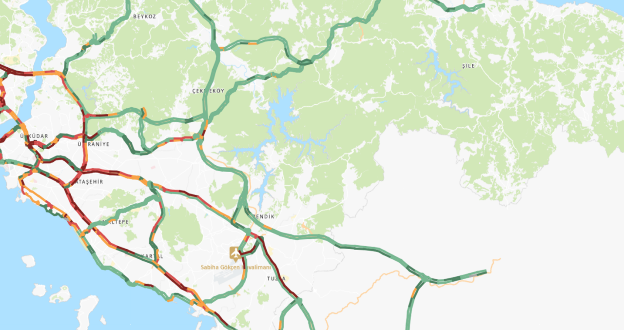 İstanbul'da çile bitmiyor! Trafik yoğunluğu rekora koşuyor! İşte İstanbul trafiğinde son durum! 3
