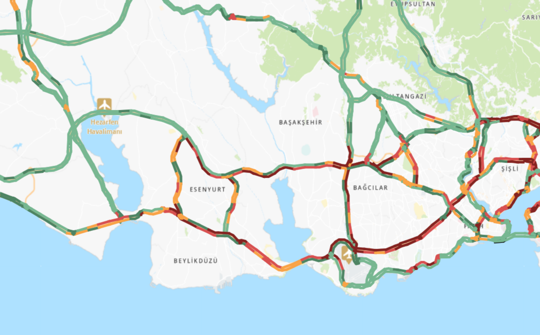 İstanbul'da çile bitmiyor! Trafik yoğunluğu rekora koşuyor! İşte İstanbul trafiğinde son durum! 4