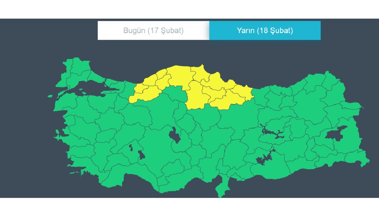 18 Şubat 2025 Türkiye geneli hava tahmin raporu yayınlandı! Başta İstanbul olmak üzere kar ve yağışa karşı önleminizi alın... 2