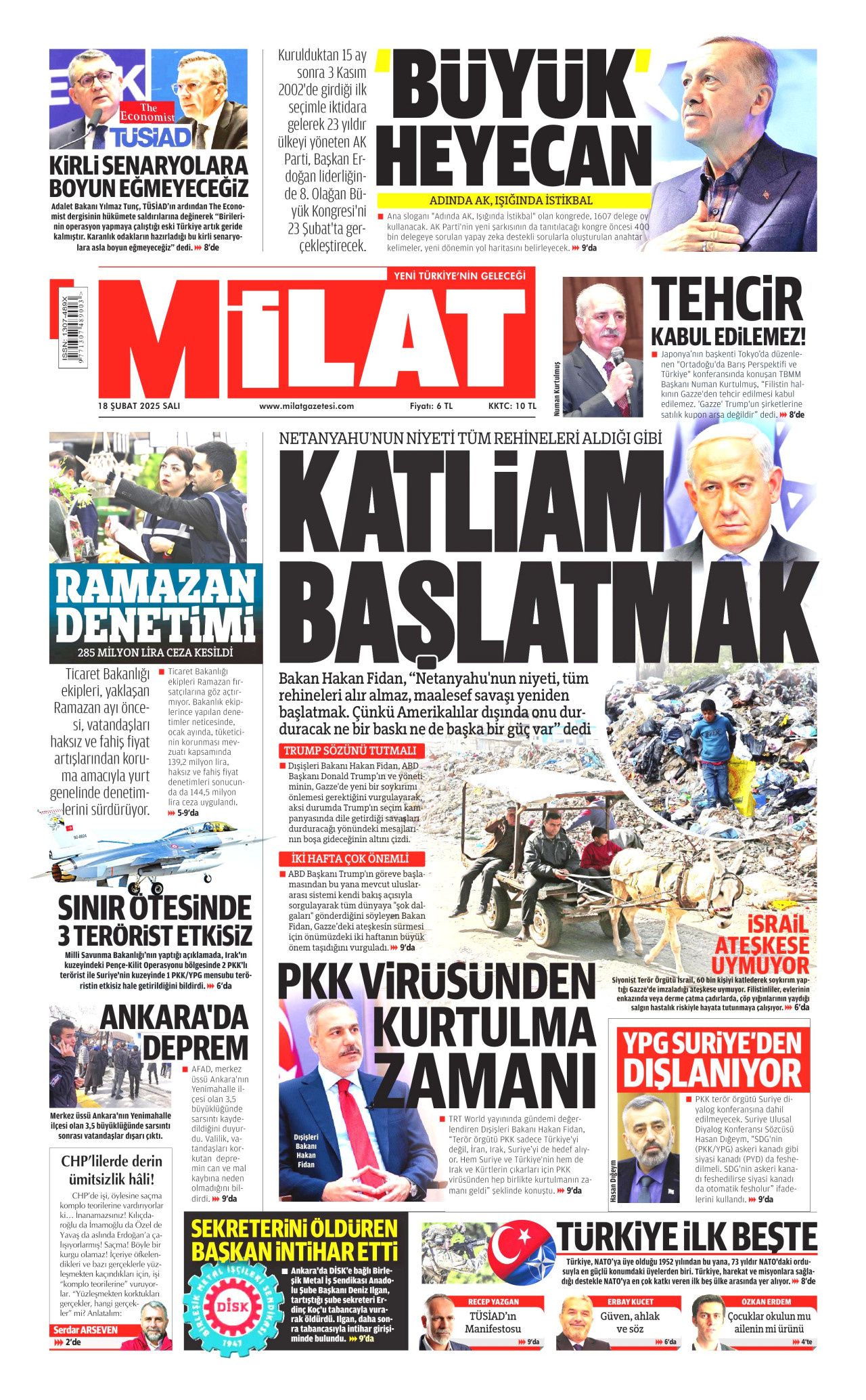 Irkçı partinin vitrin güzeli! Kadın sevgilisi göçmen kökenli... İşte bugünün gazete manşetleri: Hürriyet, Milliyet, Sabah, Takvim, Sözcü, Cumhuriyet 14