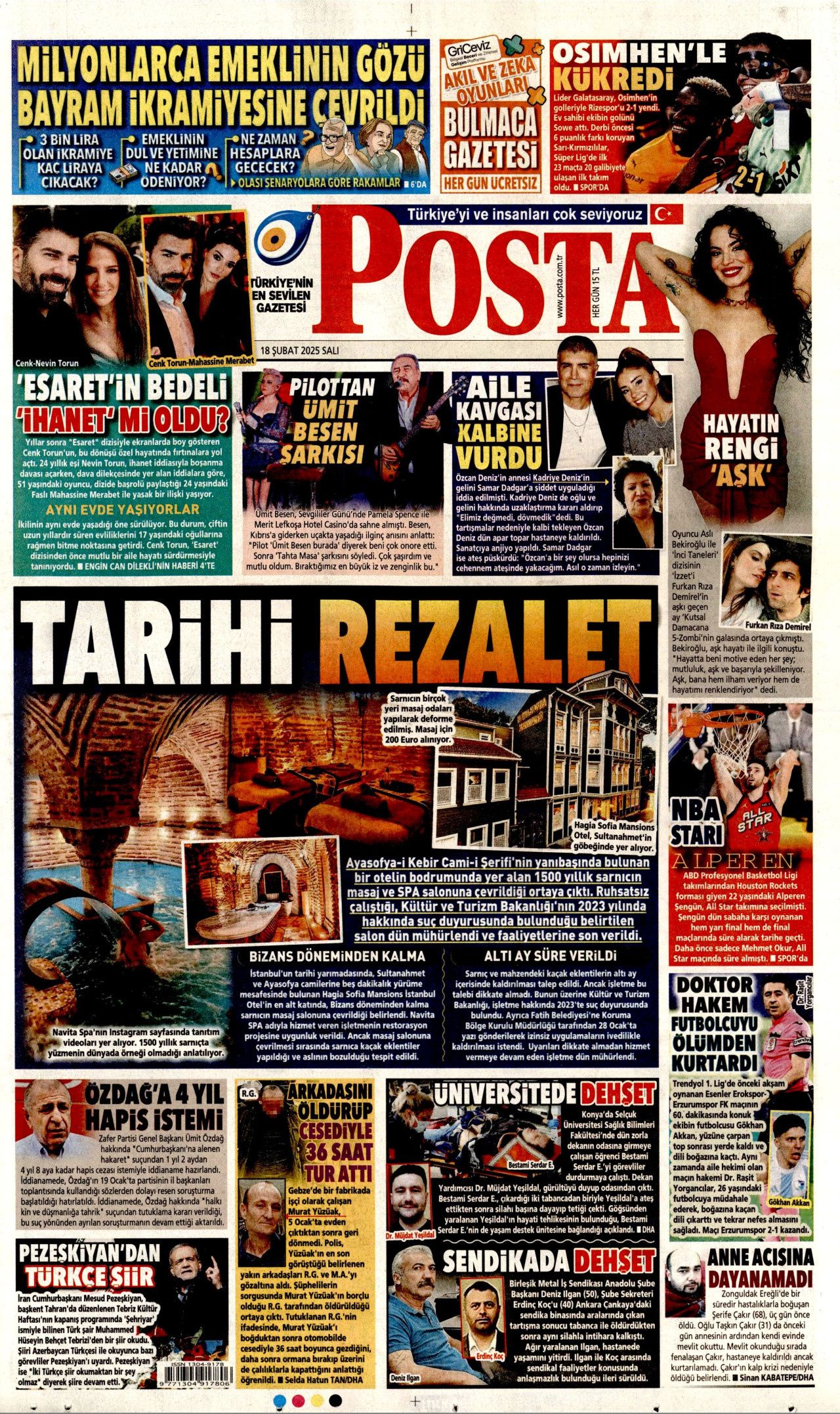 Irkçı partinin vitrin güzeli! Kadın sevgilisi göçmen kökenli... İşte bugünün gazete manşetleri: Hürriyet, Milliyet, Sabah, Takvim, Sözcü, Cumhuriyet 11