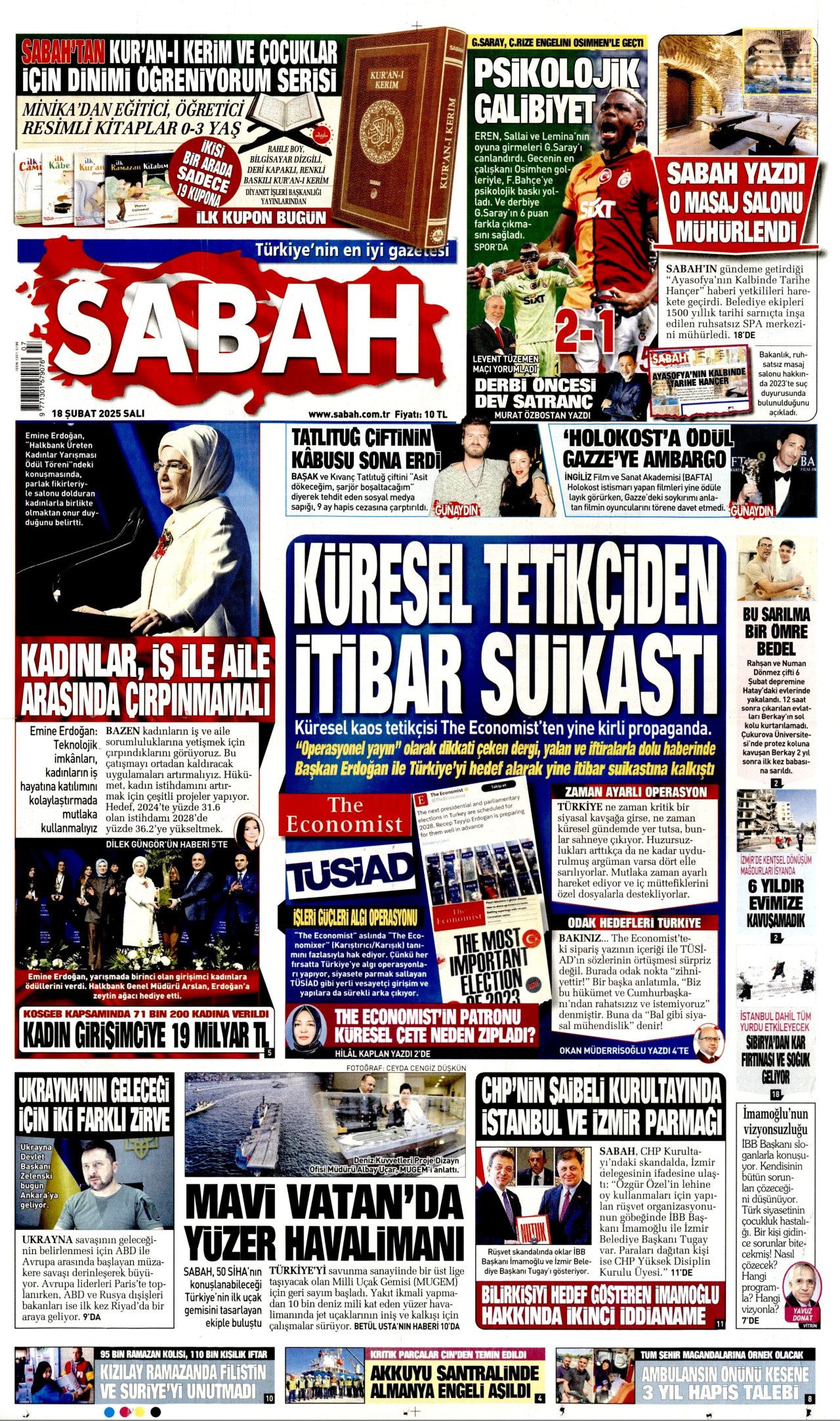 Irkçı partinin vitrin güzeli! Kadın sevgilisi göçmen kökenli... İşte bugünün gazete manşetleri: Hürriyet, Milliyet, Sabah, Takvim, Sözcü, Cumhuriyet 2