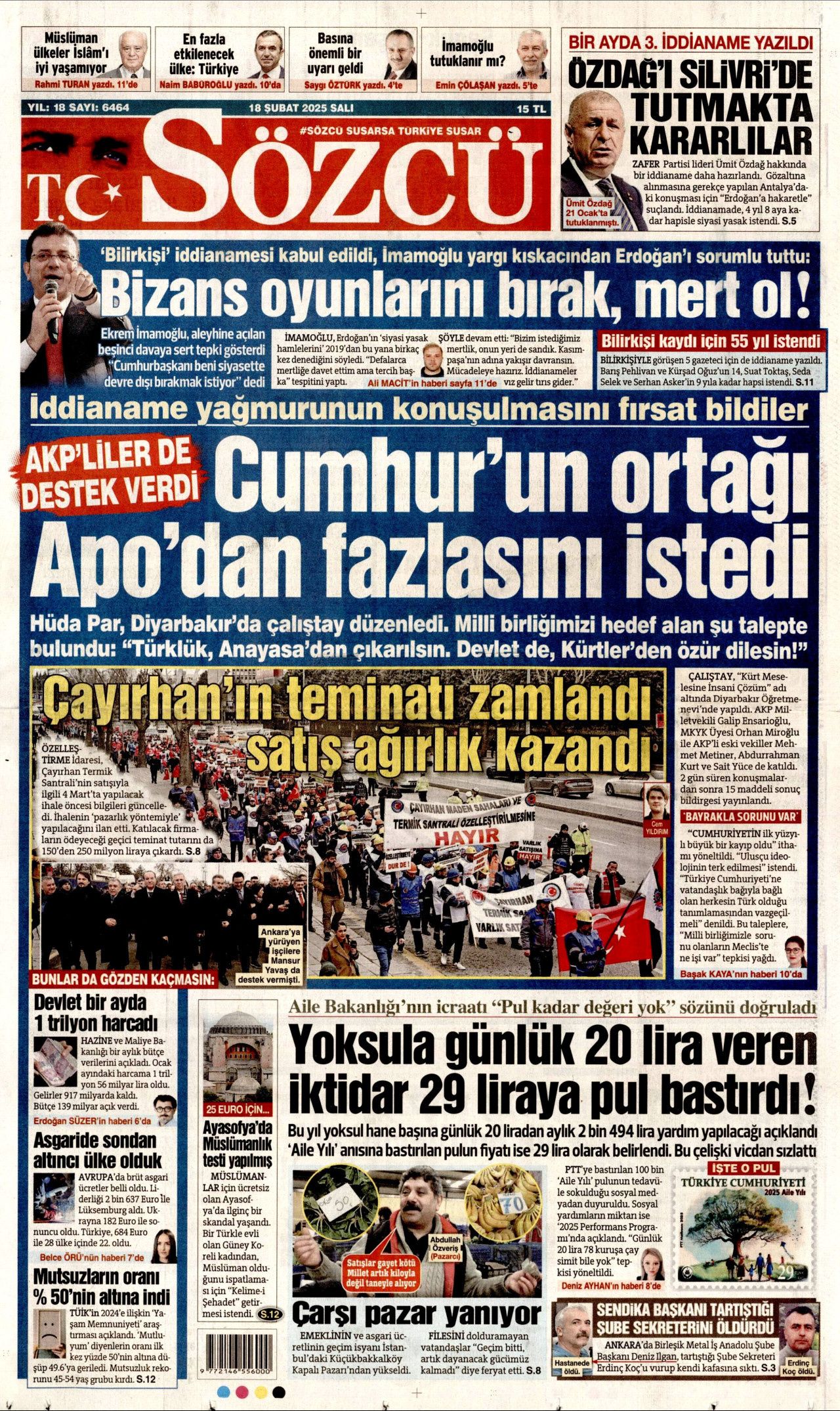 Irkçı partinin vitrin güzeli! Kadın sevgilisi göçmen kökenli... İşte bugünün gazete manşetleri: Hürriyet, Milliyet, Sabah, Takvim, Sözcü, Cumhuriyet 7