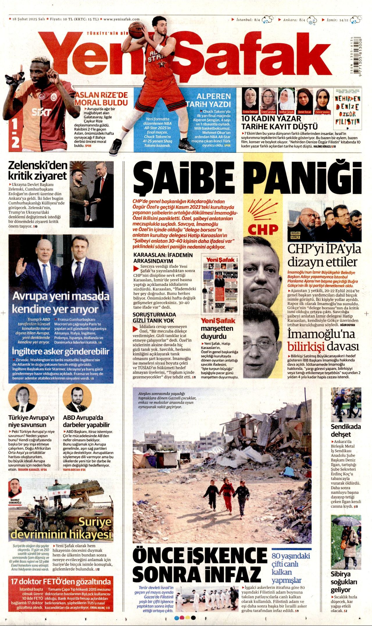 Irkçı partinin vitrin güzeli! Kadın sevgilisi göçmen kökenli... İşte bugünün gazete manşetleri: Hürriyet, Milliyet, Sabah, Takvim, Sözcü, Cumhuriyet 3