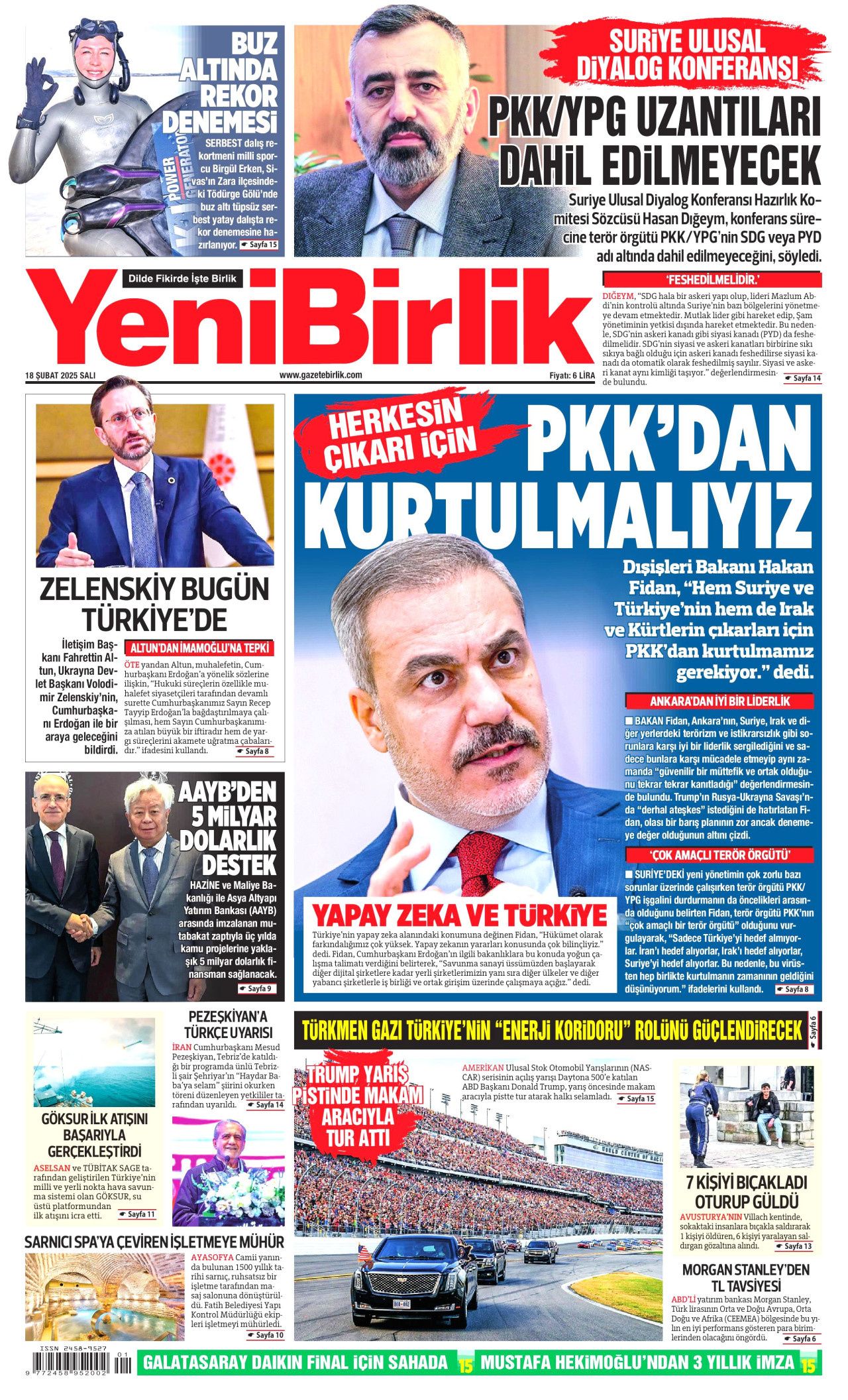 Irkçı partinin vitrin güzeli! Kadın sevgilisi göçmen kökenli... İşte bugünün gazete manşetleri: Hürriyet, Milliyet, Sabah, Takvim, Sözcü, Cumhuriyet 15