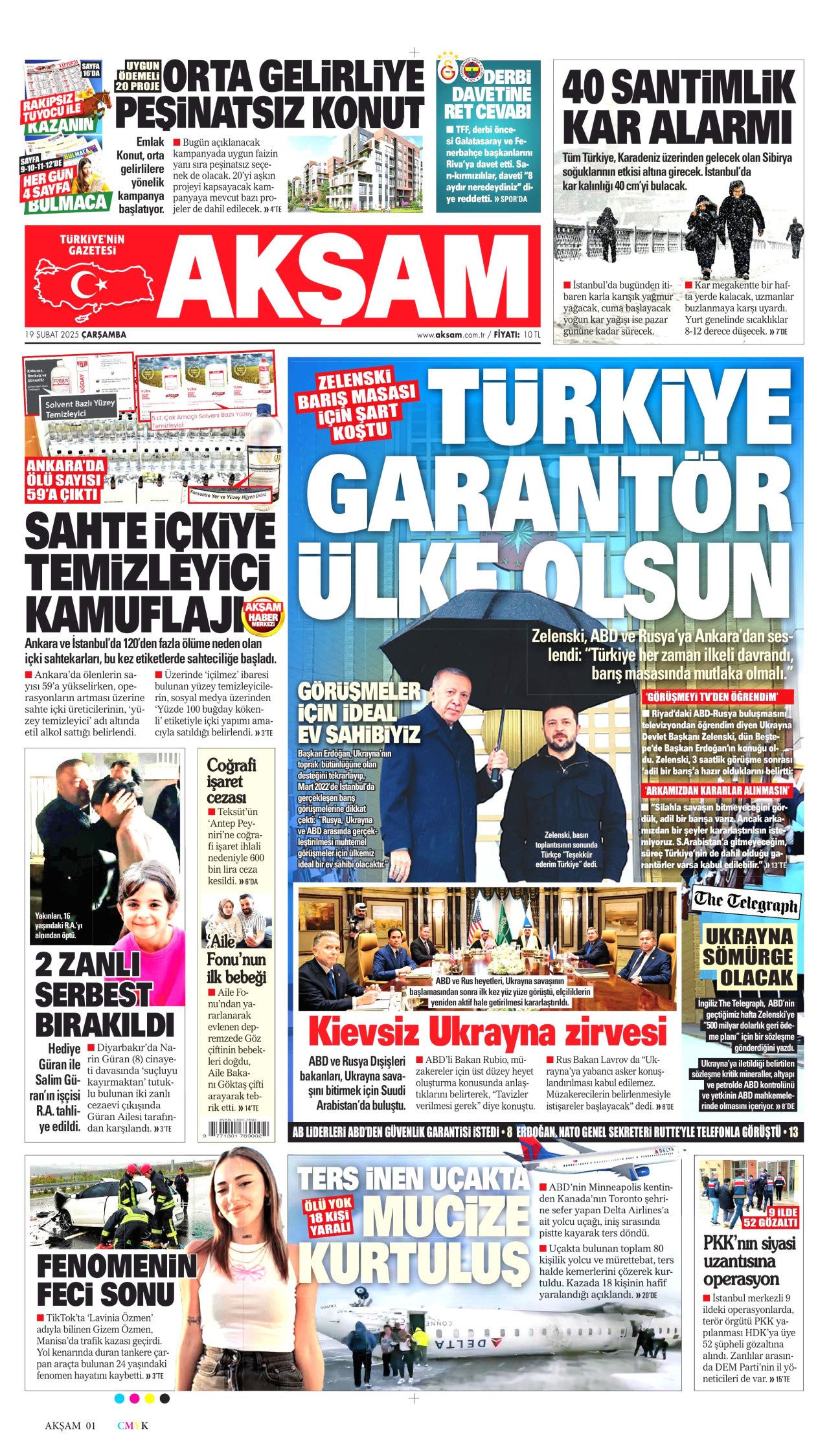 "Dünya artık barış bekliyor" Avrupa topu yine ABD'ye attı! İşte bugünün gazete manşetleri... 16