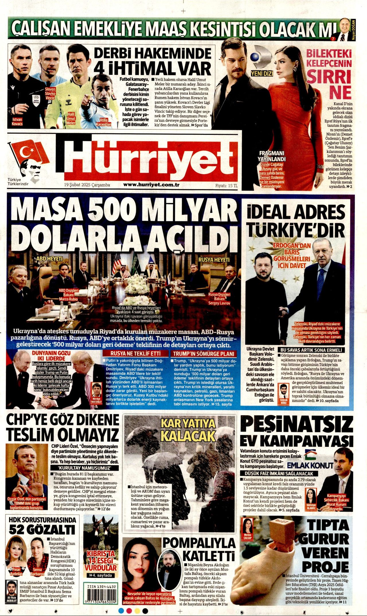 "Dünya artık barış bekliyor" Avrupa topu yine ABD'ye attı! İşte bugünün gazete manşetleri... 1
