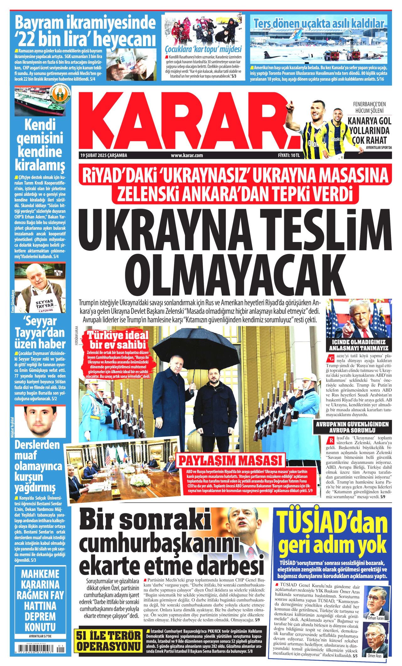 "Dünya artık barış bekliyor" Avrupa topu yine ABD'ye attı! İşte bugünün gazete manşetleri... 7