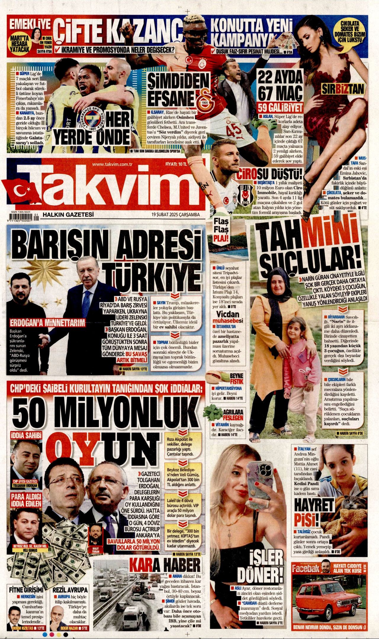 "Dünya artık barış bekliyor" Avrupa topu yine ABD'ye attı! İşte bugünün gazete manşetleri... 17