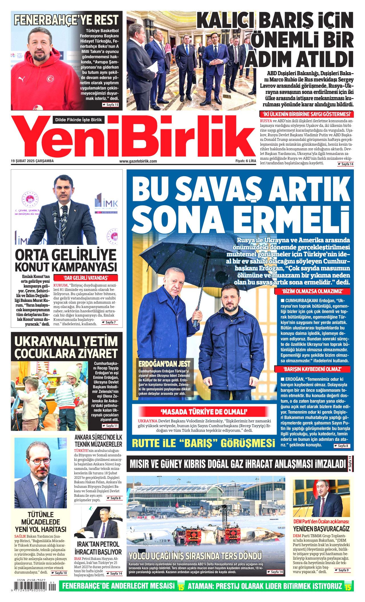"Dünya artık barış bekliyor" Avrupa topu yine ABD'ye attı! İşte bugünün gazete manşetleri... 9
