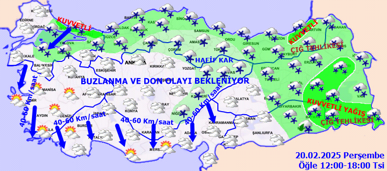 Kar yağışı kaç gün sürecek? Meteoroloji harita yayınlayıp duyurdu... İstanbul için özellikle o günlere dikkat! 8