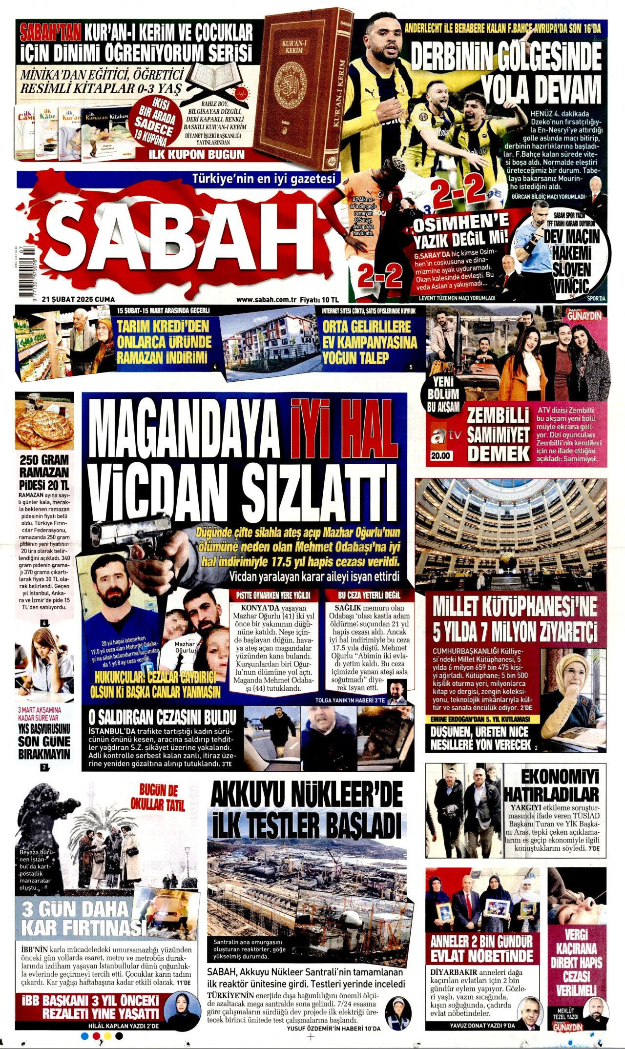 Trump bir ayda kral oldu! Dünya şaşkınlıkla izliyor: Şaka mı yoksa niyet beyanı mı? İşte 21 Şubat Cuma Hürriyet, Milliyet, Sabah, Takvim, Cumhuriyet, Yenişafak, Sözcü gazete manşetleri... 2