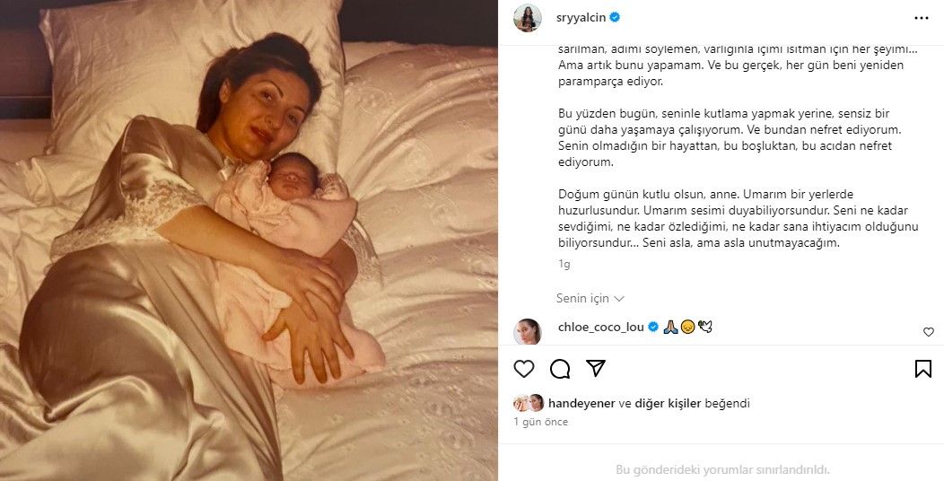 Süreyya Yalçın'dan annesinin doğum gününde yürek yakan paylaşım! 'Bunu nasıl atlatacağımı bilmiyorum' 2