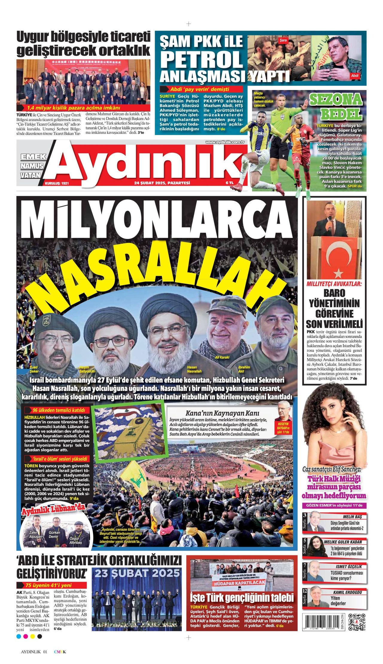 "Ya terör ya demokrasi! Yürüyüşümüzü kimse durduramaz!" Tarihi kongreyi hangi gazete nasıl gördü? Bugünün Hürriyet, Milliyet, Sabah, Takvim, Yeni Şafak, Cumhuriyet, Sözcü gazete manşetleri... 17