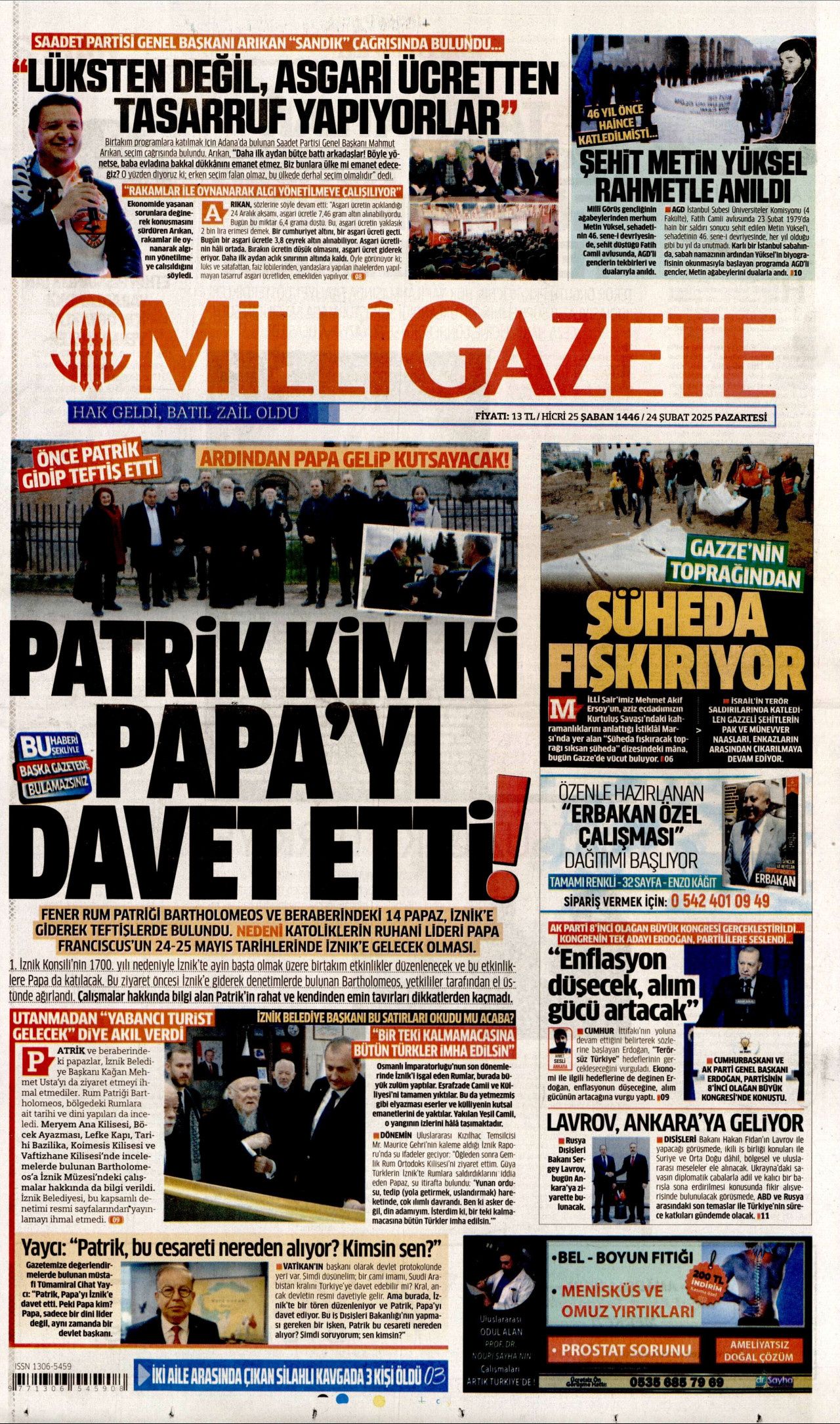 "Ya terör ya demokrasi! Yürüyüşümüzü kimse durduramaz!" Tarihi kongreyi hangi gazete nasıl gördü? Bugünün Hürriyet, Milliyet, Sabah, Takvim, Yeni Şafak, Cumhuriyet, Sözcü gazete manşetleri... 11