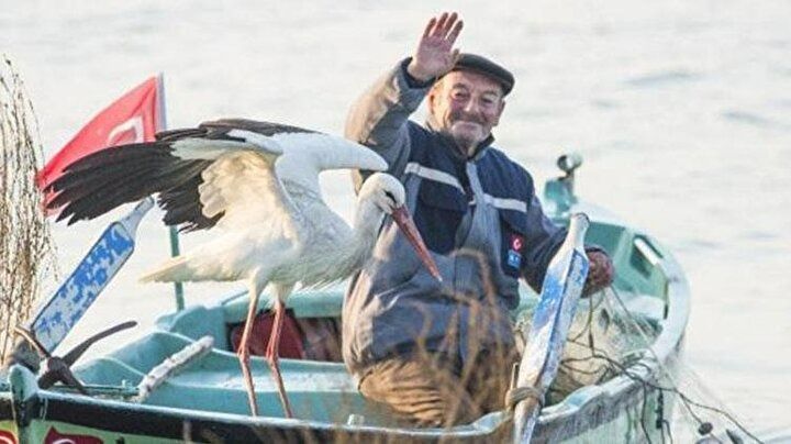 Belgesellere konu oldu! 14 yıllık dostluk! Adem amca Yaren Leylek için gün sayıyor... 1