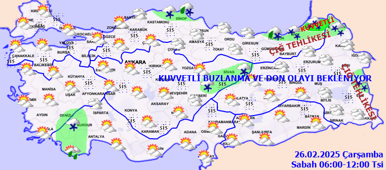 Kar gitti bahar geliyor! Hava 5 derece birden ısınacak ama şemsiyesiz dışarı çıkmayın... İşte 26 Şubat Çarşamba hava durumu 4