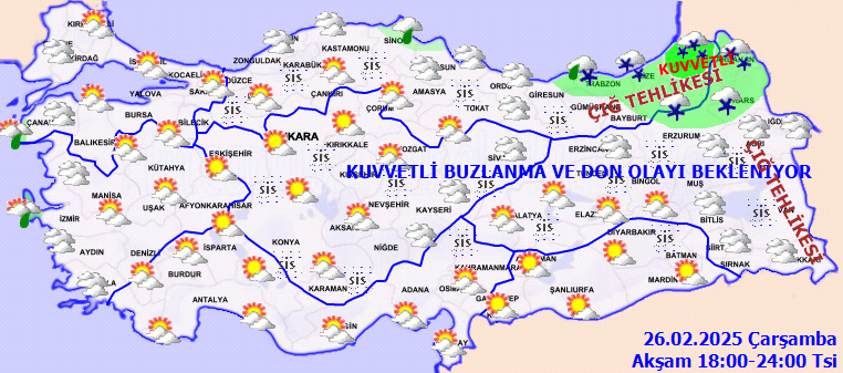 Kar gitti bahar geliyor! Hava 5 derece birden ısınacak ama şemsiyesiz dışarı çıkmayın... İşte 26 Şubat Çarşamba hava durumu 6