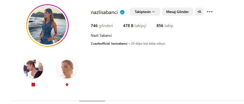 Hacı Sabancı babalık davasıyla gündemde! Nazlı Sabancı soyadını sildi, sonra geri ekledi 5