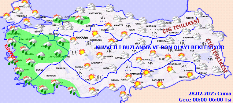 Karla karışık yağmur geliyor! Bu illerde yaşayanlar dikkat! Meteoroloji saat saat harita yayınladı.... 7