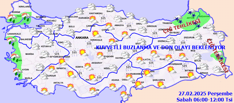 Karla karışık yağmur geliyor! Bu illerde yaşayanlar dikkat! Meteoroloji saat saat harita yayınladı.... 4