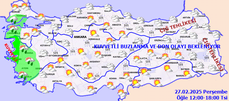 Karla karışık yağmur geliyor! Bu illerde yaşayanlar dikkat! Meteoroloji saat saat harita yayınladı.... 5