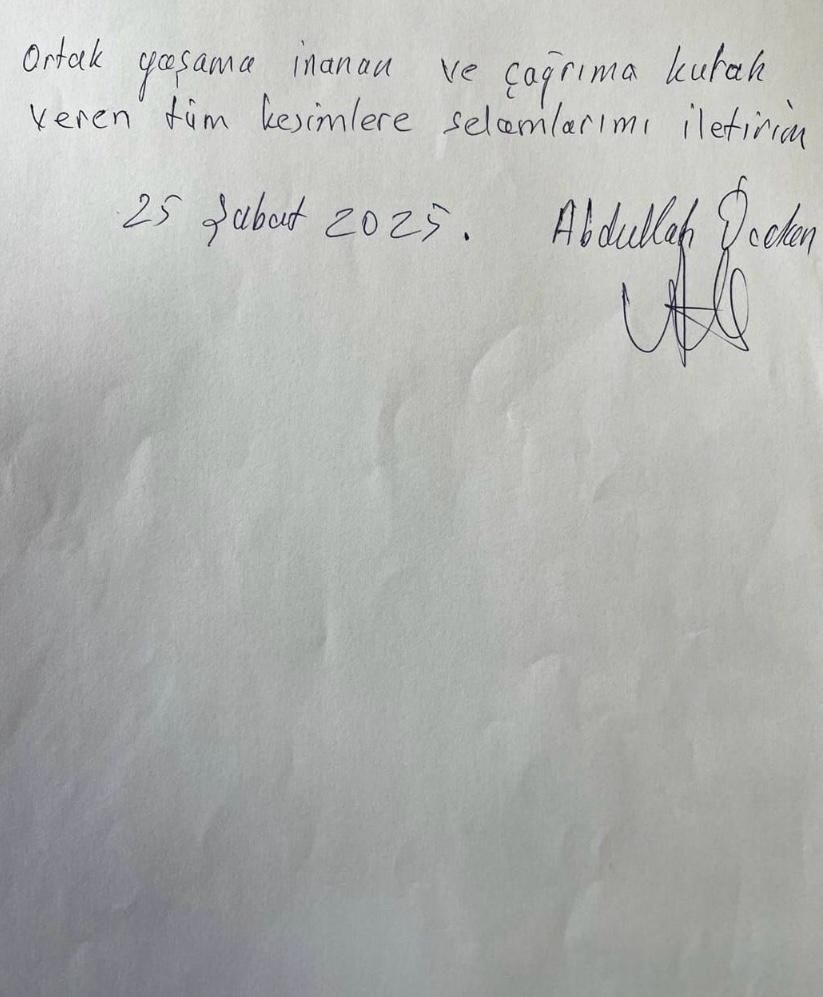 Abdullah Öcalan'ın el yazısı ile yazdığı mektubun tamamı ortaya çıktı! 6
