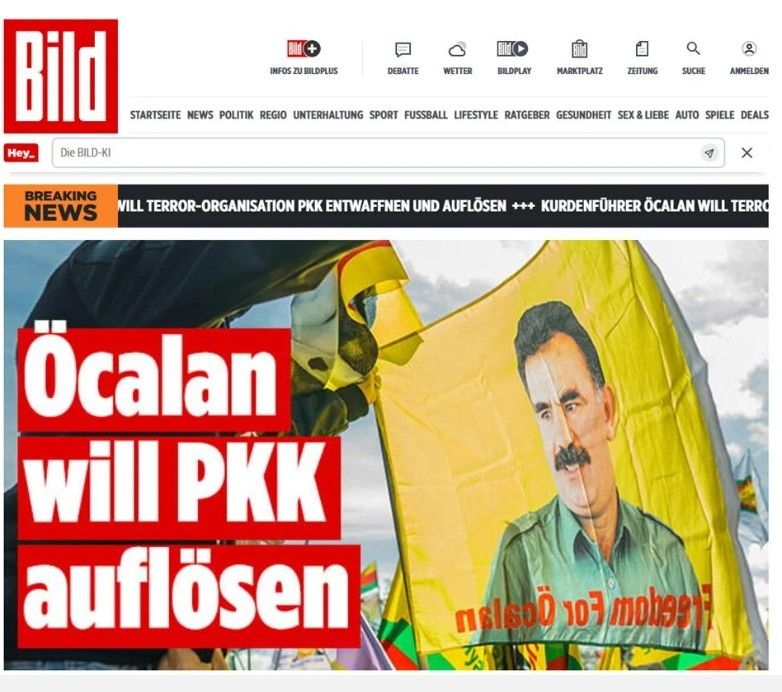 Dünya basını terör elebaşı Öcalan'ın PKK'ya silah bırakma çağrısını manşetlerine taşıdı 8