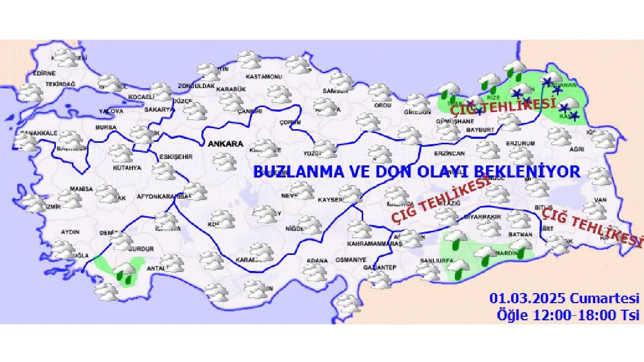 1 Mart 2025 Türkiye geneli hava durumu tahminleri yayınlandı! İstanbul, Ankara, İzmir ve Bursa'da beklenen sıcaklıklar... 4