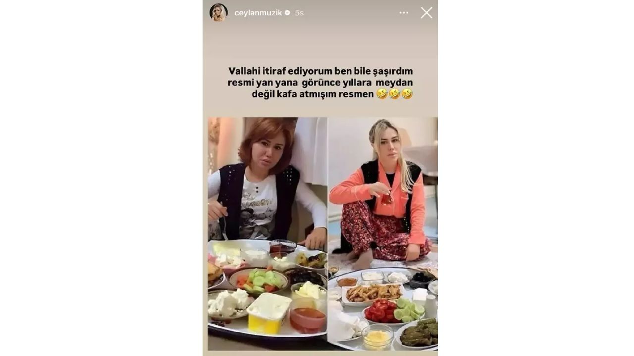 Ünlü şarkıcı Ceylan'dan nostaljik paylaşım: "Yıllara kafa atmışım resmen" 2