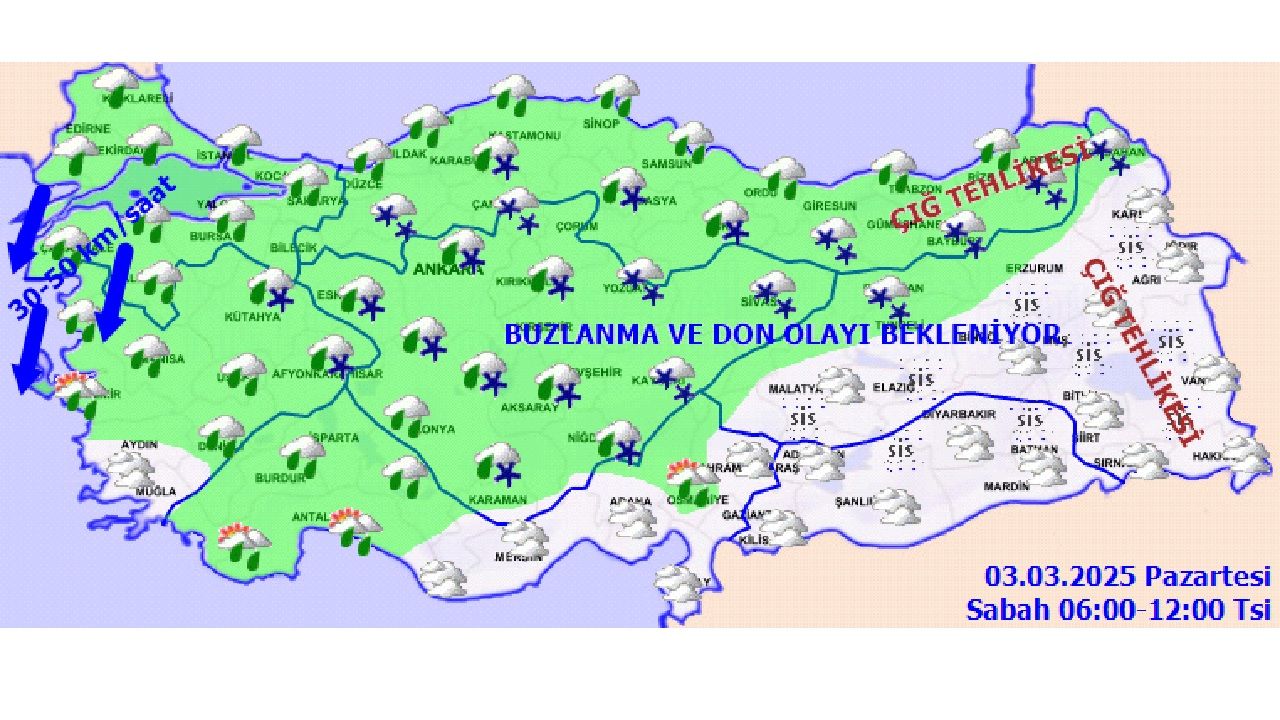 3 Mart 2025 meteoroloji günlük hava durumu tahminlerini paylaştı! Yurt genelinde yağış bekleniyor... 4
