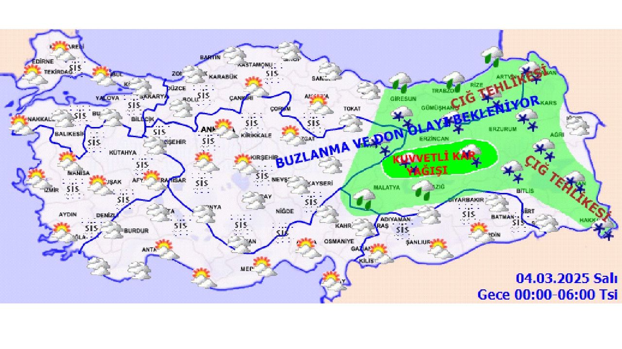 4 Mart 2025 Türkiye geneli hava durumu! Sıcaklıklar 4 ile 8 dereceye kadar artıyor... 4