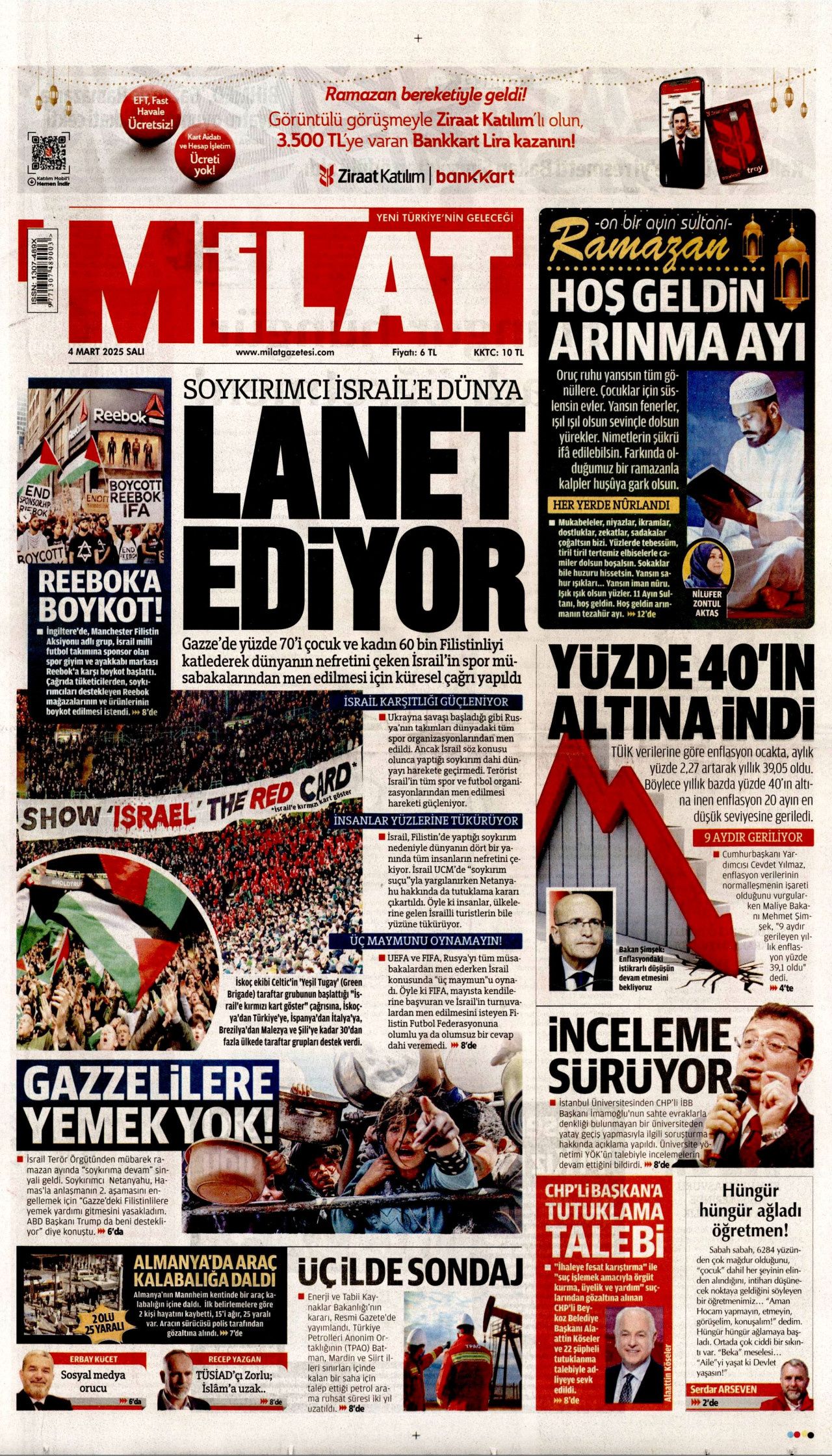 Bu kriz Türkiye'yi AB'ye götürür! "Eninde sonunda olacak" İşte 4 Mart Salı  Hürriyet, Milliyet, Sabah, Takvim, Yenişafak, Cumhuriyet, Sözcü gazete manşetleri... 14