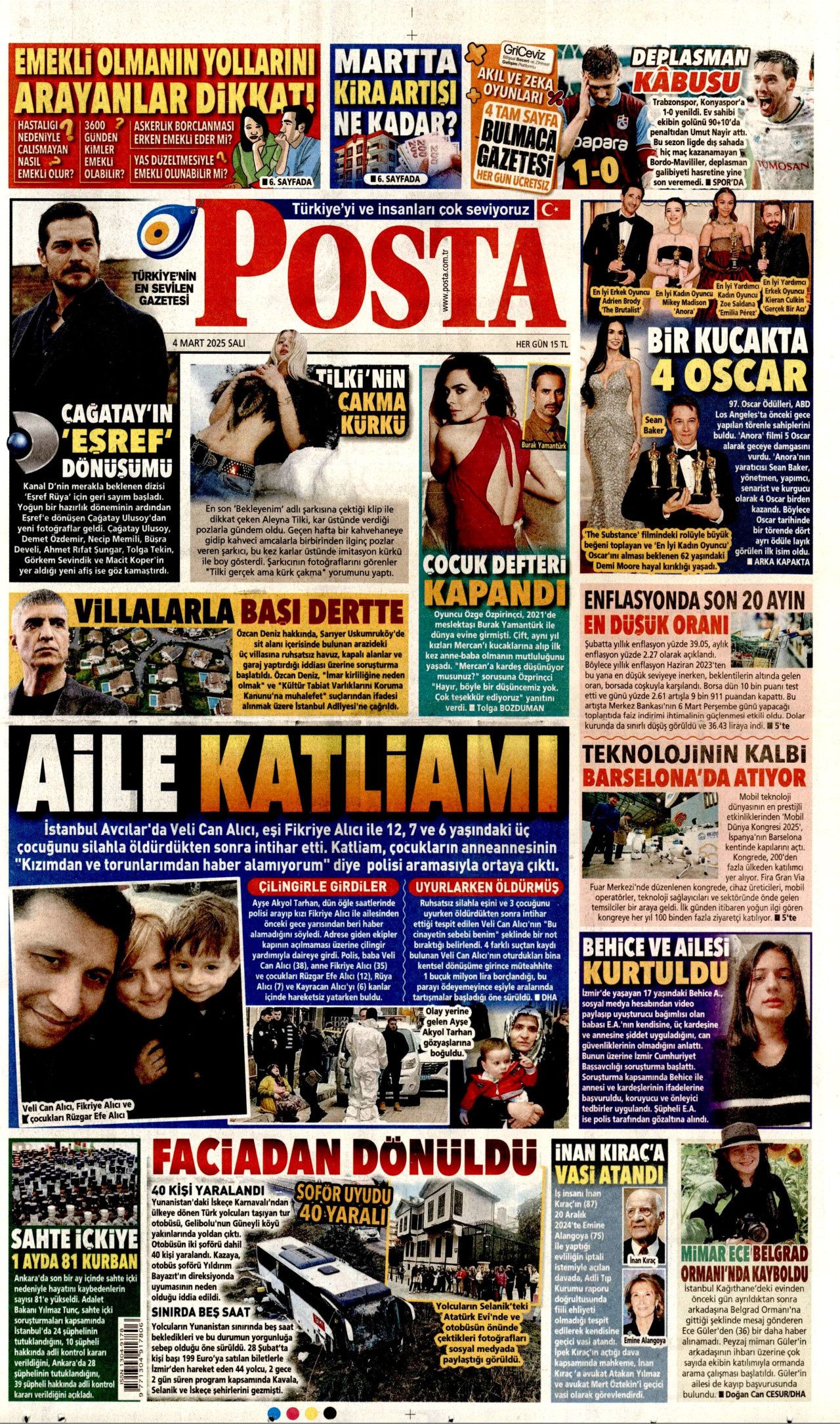 Bu kriz Türkiye'yi AB'ye götürür! "Eninde sonunda olacak" İşte 4 Mart Salı  Hürriyet, Milliyet, Sabah, Takvim, Yenişafak, Cumhuriyet, Sözcü gazete manşetleri... 11