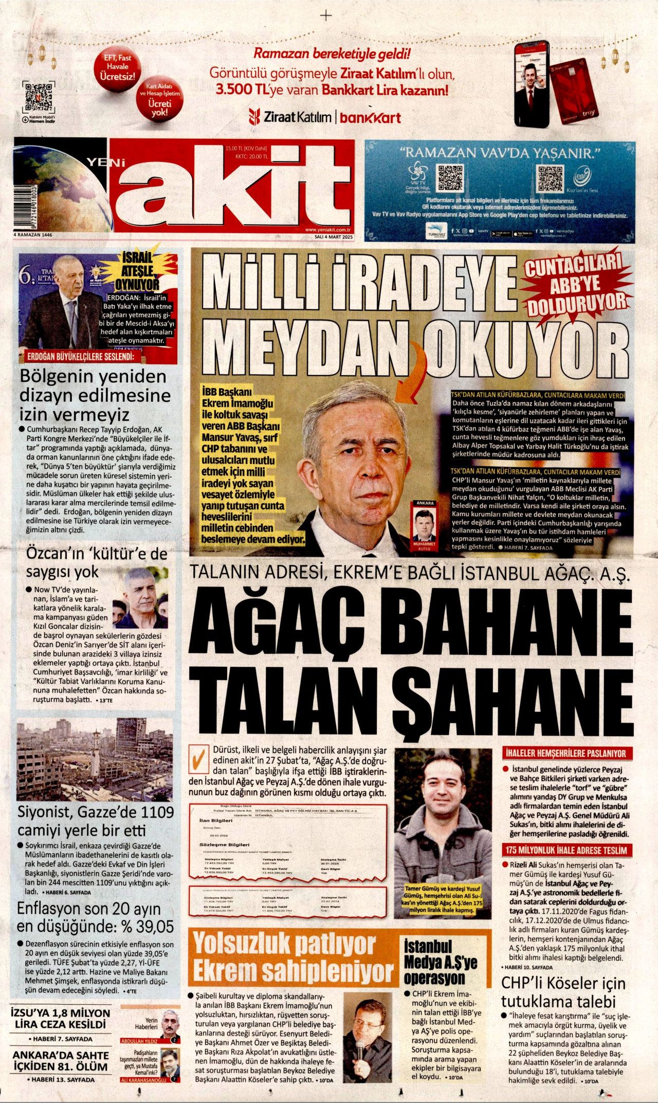 Bu kriz Türkiye'yi AB'ye götürür! "Eninde sonunda olacak" İşte 4 Mart Salı  Hürriyet, Milliyet, Sabah, Takvim, Yenişafak, Cumhuriyet, Sözcü gazete manşetleri... 13