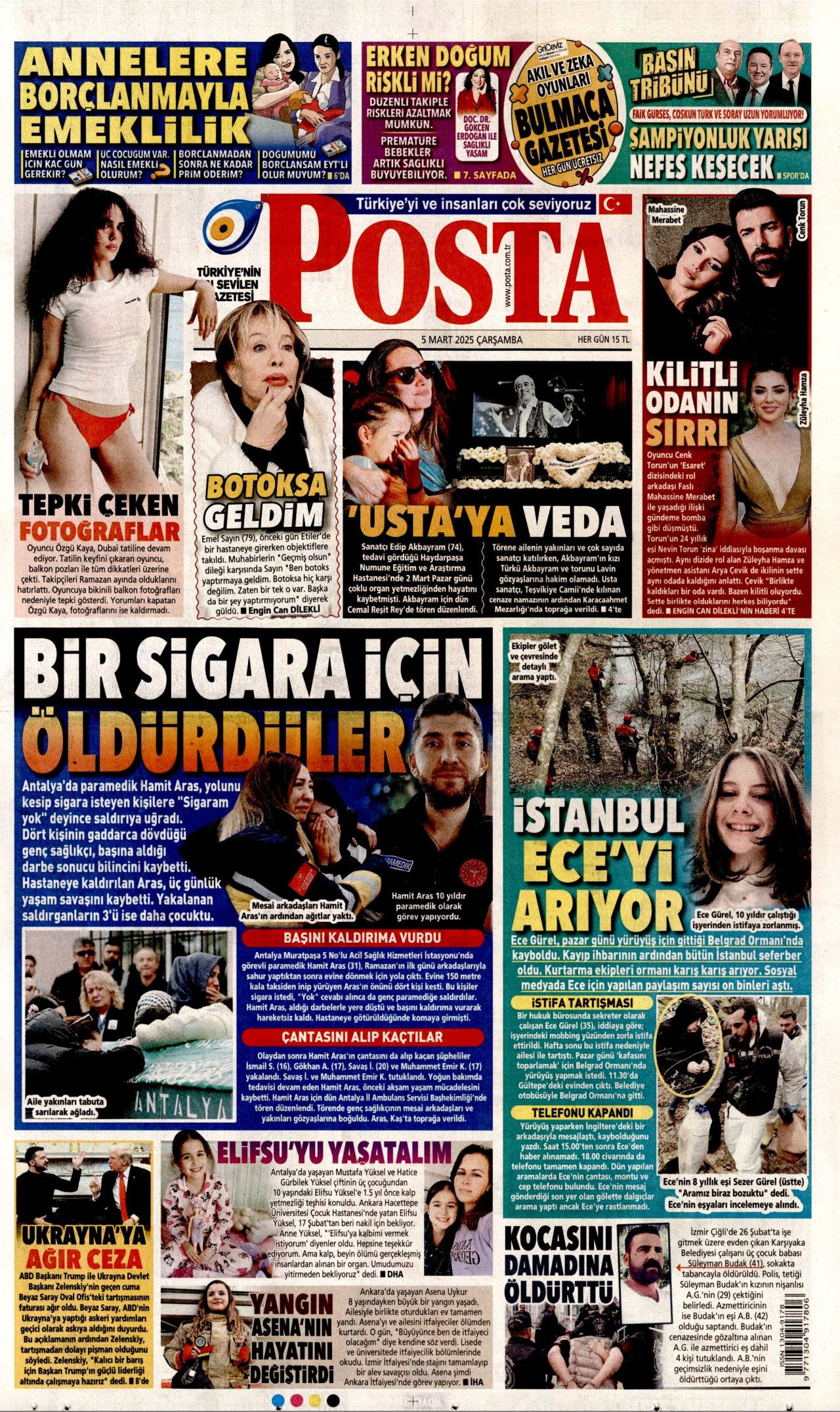 Terörü bitirme sürecinin yol haritası! İşte kırmızı çizgilerimiz... 5 Mart Çarşamba gazete manşetleri! 11